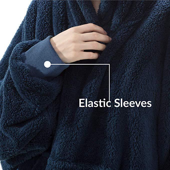 SnugWear Fleece Hoodie Blanket