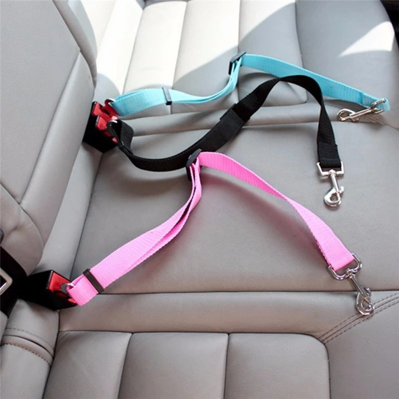 Adjustable Pet Seat Belt Harness for Dogs and Cats Safety