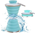 FlexSip 500ML Foldable Silicone Water Bottle