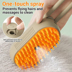 PurrMist 3-in-1 Electric Pet Grooming Brush