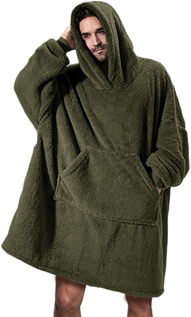 SnugWear Fleece Hoodie Blanket
