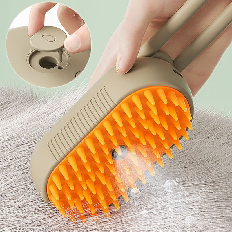PurrMist 3-in-1 Electric Pet Grooming Brush