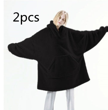 SnugWear Fleece Hoodie Blanket