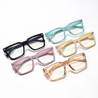 Fashion Trend Eyeglasses Frame Modern Street Glasses New Cross-border Square Big Frame Glasses For Both Men And Women