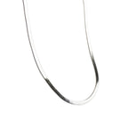 Fashion  Blade Chain on Neck Choker Necklace Women Sexy Flat Snake Chain Jewelry Gift Clavicle Necklace