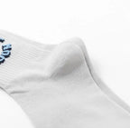 Man's Socks Fashion Hot Sale Men Women Fashion Personality  Solid color  3D letter Hip Hop Match Tidal Youth Socks 3 Pairs/Box