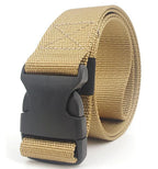 Men Belts Adjustable Belt Men Outdoor Travel Tactical Waist Belt With Plastic Quick Release Buckle For Pants