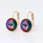 New Fashion Earrings Crystals Drop Earrings 12mm Round Earrings For Women Wedding Party Luxury Fine Jewelry Accessories