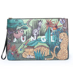 Animal Prints Clutches Men Leather Bags Envelope Clutch Male Bag Fashion Design Men's Clutch High Capacity Handbags Phone Bag