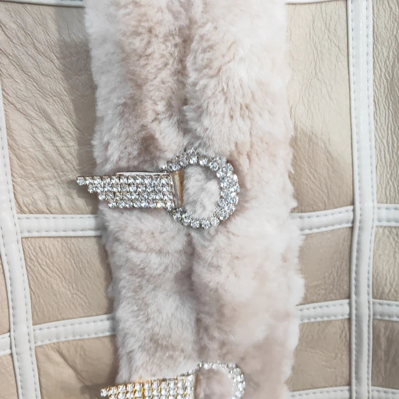 Natural Wool Sheep Shearing Autumn Winter Women's Tops Warm Leather Coat Women Vest New Fashion Sheepskin Sweater Vest Coat