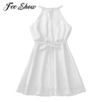 Summer Kids Dresses for Girls  Children's Chiffon Flower Girls Dress Pageant Wedding Party First Communion Dress filles robes