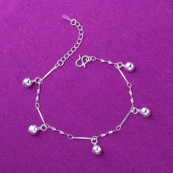 Multi-style High Quality Silver Plated Anklet For Women Girls Fashion Simple Jewelry New style Hot Selling
