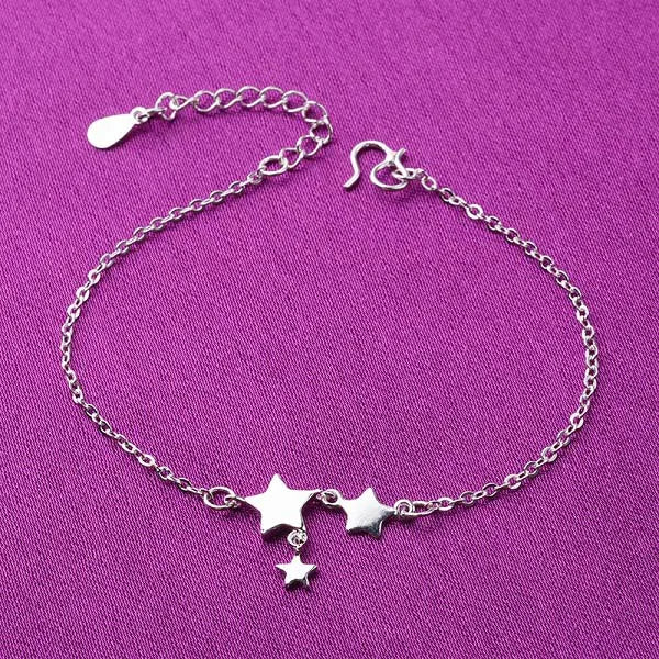 Multi-style High Quality Silver Plated Anklet For Women Girls Fashion Simple Jewelry New style Hot Selling