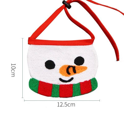 Pets Bandanas Cat Dog Scarf/Bibs Adjustable Christmas Halloween Bowties Collar Washable Pet Accessories Supplies For Small Puppy