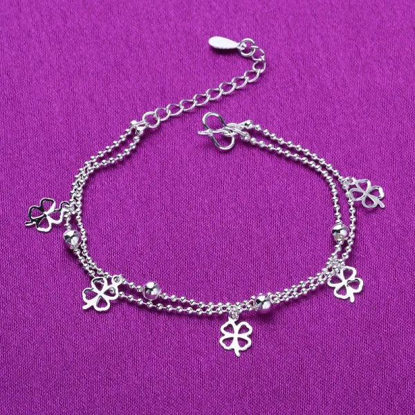 Multi-style High Quality Silver Plated Anklet For Women Girls Fashion Simple Jewelry New style Hot Selling