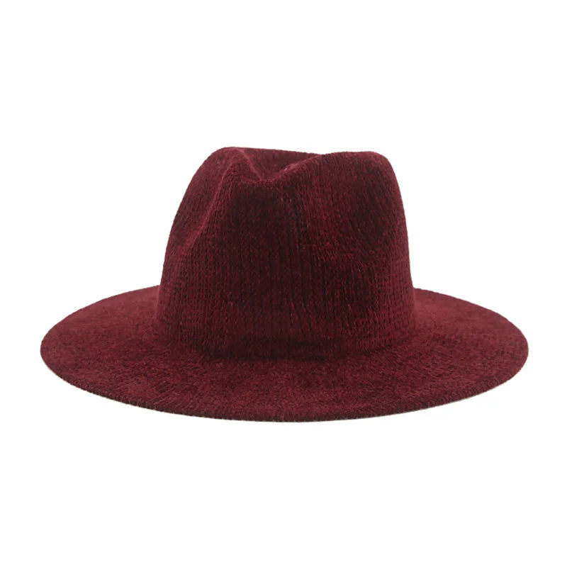 Fedoras Hat Winter Women Hats Felted Hats for Women Corduroy Autumn Winter Panama Winter Corduroy Hat Chapeau Femmechapeau Homme