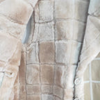 Natural Wool Sheep Shearing Autumn Winter Women's Tops Warm Leather Coat Women Vest New Fashion Sheepskin Sweater Vest Coat