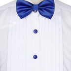 Trendy Tuxedo studs for Men, 5Pcs/Set Round Natural Blue Sand Stone Studs High Quality Fashion Gift for Wedding