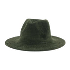 Fedoras Hat Winter Women Hats Felted Hats for Women Corduroy Autumn Winter Panama Winter Corduroy Hat Chapeau Femmechapeau Homme