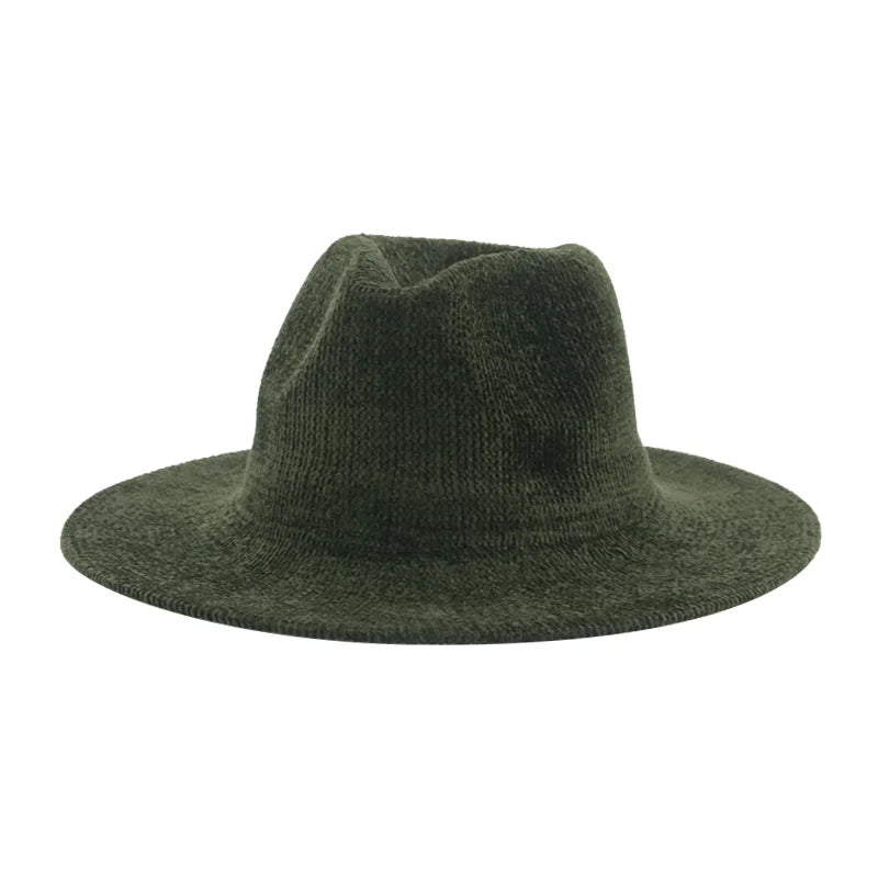 Fedoras Hat Winter Women Hats Felted Hats for Women Corduroy Autumn Winter Panama Winter Corduroy Hat Chapeau Femmechapeau Homme