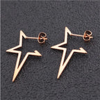 Stud Earrings New Design For Women Men 316l Stainless Steel Earring IP Plating No Fade Allergy Free