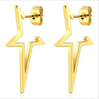 Stud Earrings New Design For Women Men 316l Stainless Steel Earring IP Plating No Fade Allergy Free