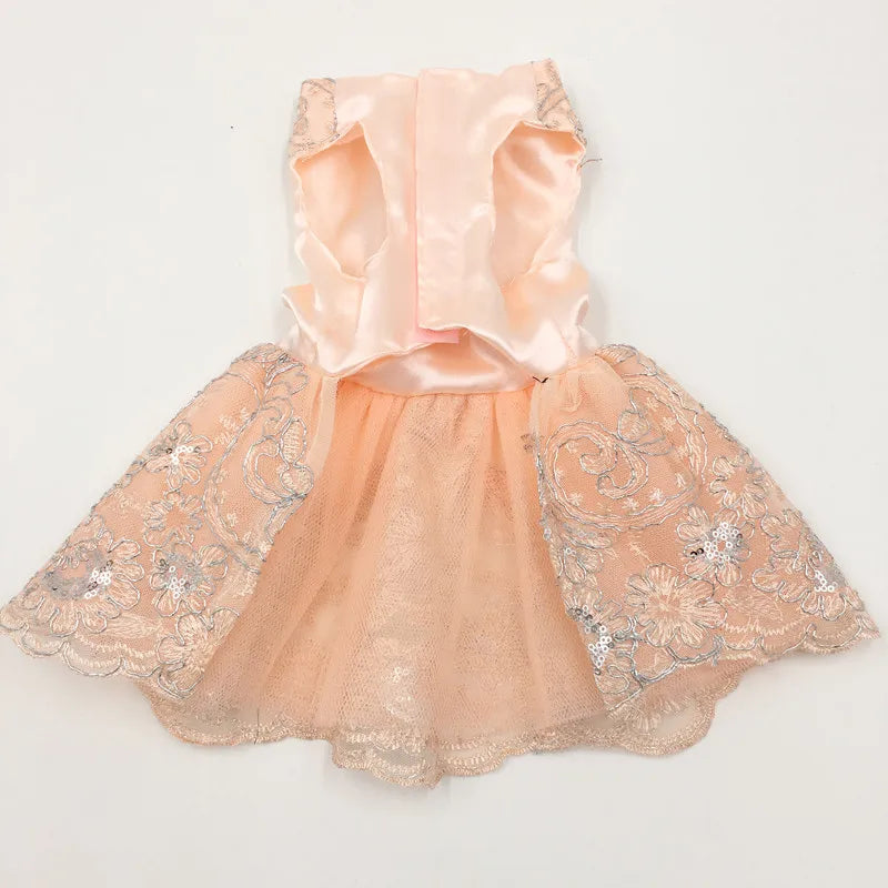 Summer Pet Pet Dresses Clothes Dot Dog Dress For Dogs Skirt Summer Princess Dog Wedding Dresses York Clothes For Dogs Skirts Pet Cat Dress