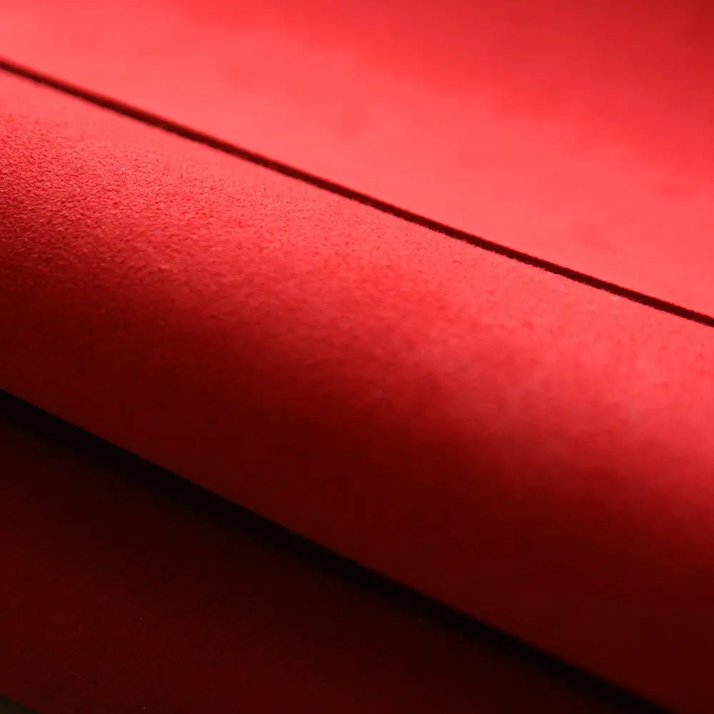 1.4MM thickness Heavy Ultra Upholstery Microfiber Suede Faux Leather material