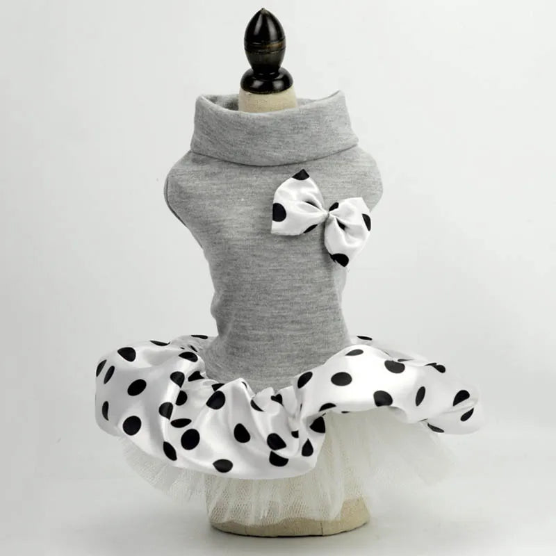 Summer Pet Pet Dresses Clothes Dot Dog Dress For Dogs Skirt Summer Princess Dog Wedding Dresses York Clothes For Dogs Skirts Pet Cat Dress