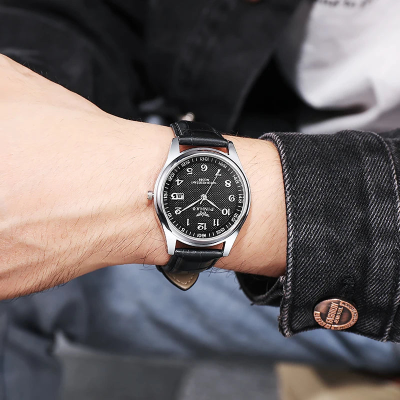 Casual Fashion Leather Strap Men Watches Montre de luxe homme 2021 New Best selling Products Dropshipping erkek saatleri Relogio