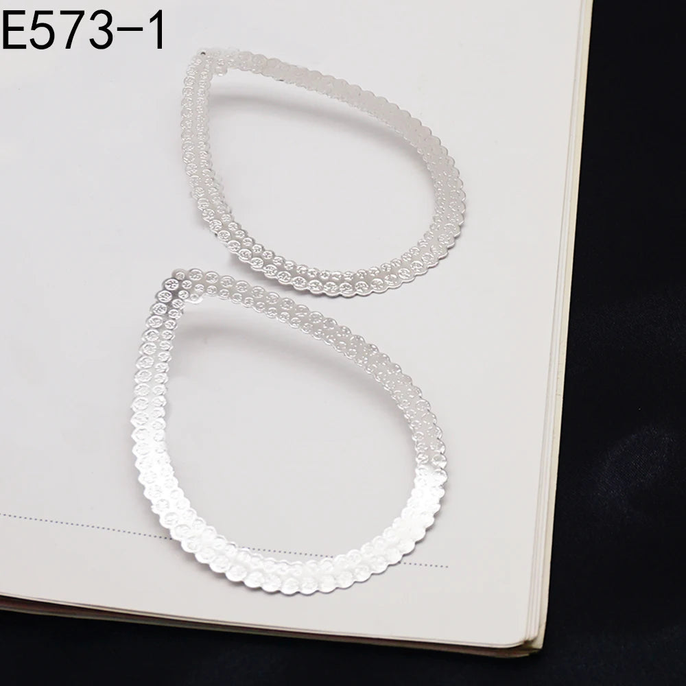 Hoop Earring For Women Gold Color Stud Big Pendant dangle Drop  Earrings