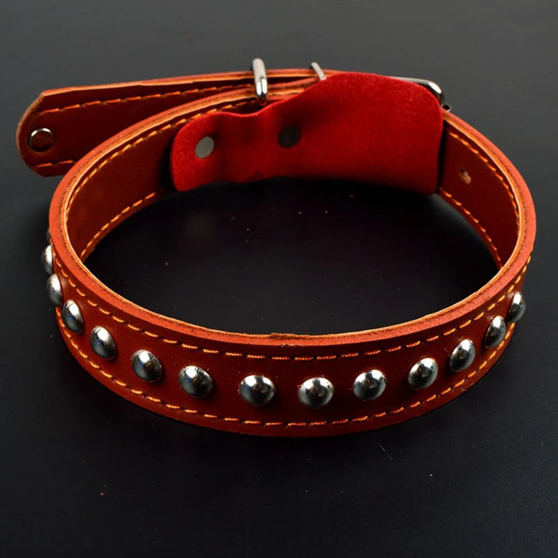 Pet Leash Pet Leather Dog Collar Leash For Large Dog Leather Dog Traction Drag Tow Rope Chain Pet Dog Supplies Accessories Prevent Runaway