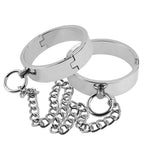 Erotic Metal Handcuffs BDSM Footcuffs Hand Restraint Cuffs Sex Bondage Slave Intimate Adult Games Sex Toys For Couple