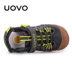 Children Shoes UOVO New Arrival Children Fashion Footwear Soft Durable Rubber Sole Kids Shoes Comfortable Boys Sandals With #24-34