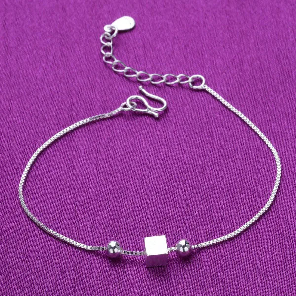 Multi-style High Quality Silver Plated Anklet For Women Girls Fashion Simple Jewelry New style Hot Selling