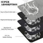 Pet Feeding Dropshipping Pet Placemat for Food and Water Bowl, with Waterproof Rubber Backing, Quick Dry Water Mat for Dog Cat