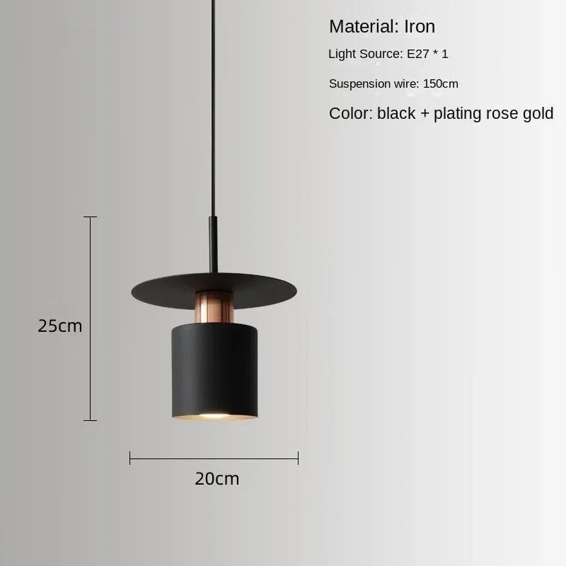 Modern and Minimalist Bedroom Bedside Small Chandelier Denmark Nordic Creative Corridor Study Restaurant Bar Small Chandelier