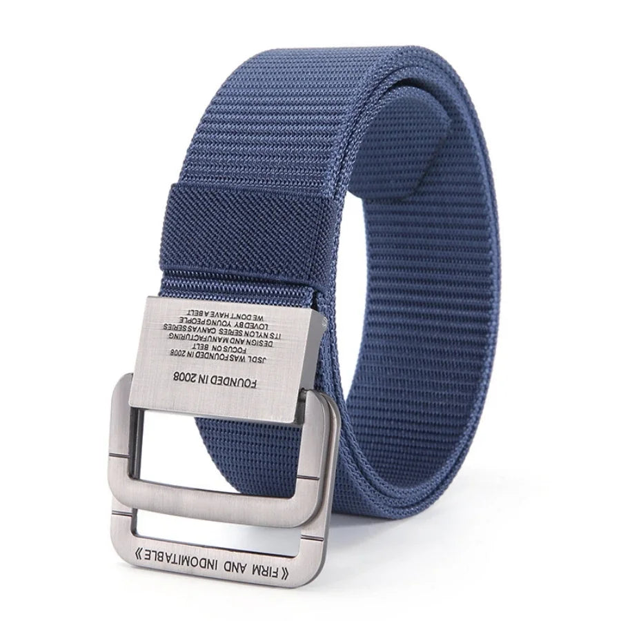 Men Belts Automatic Buckle Metal Webbing Belts for Men Canvas Nylon High Quality Strap Casual Sports Belt