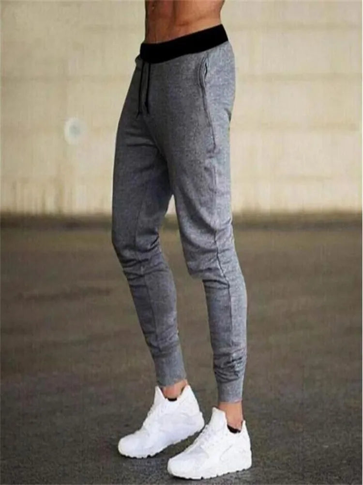 2025 Mens Joggers Casual Pants Fitness Men Sportswear Tracksuit Bottoms Skinny Sweatpants Trousers Black Gyms Jogger Track Pants