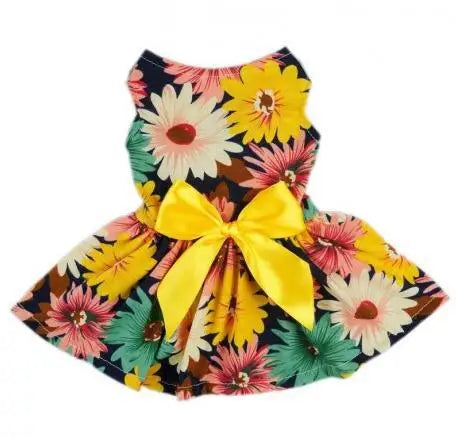 Pet Dresses Pet Dress For Dogs Cats Cozy Summer Puppy Skirt Pet Dress Sundress Princess Party Small Dog Skirt Outfit Dog Clothes