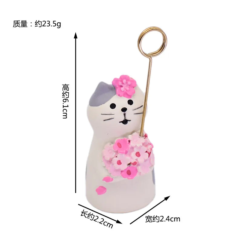 Zakka Chinese Valentine's Day Series Japan Decoration Figurines Resin Craft Desk Accessories Scene Decoration Gifts Home Decor
