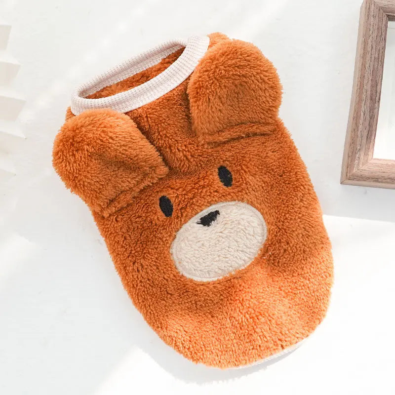 Pet Clothes Winter Warm Coats Vest Soft Fleece For Small Dogs Cats Girl Boys Chihuahua Yorkies Cute Transformation Outfit Xxs-XL