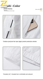 Summer Lightweight Jacket Men's Casual Quick-drying Breathable UV Sunscreen Hooded Coat Men Fishing Ultra-thin Skin Windbreaker
