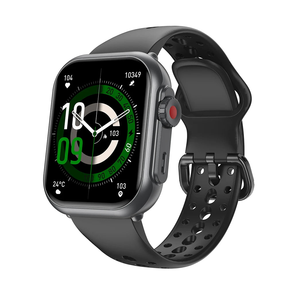 Smart Watch with 1.83-Inch Screen, 24-Hour Health Monitoring, Multiple Sports Modes, Information Reminders, Bluetooth Calling
