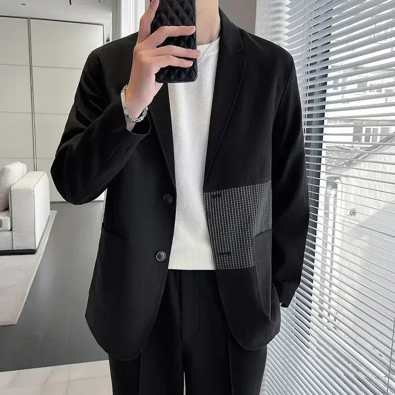 Male Coats Casual Men's Jackets High Quality Solid Color Clothing Fashion 2024 Trendy Deals Luxury Designer Korean Reviews Many