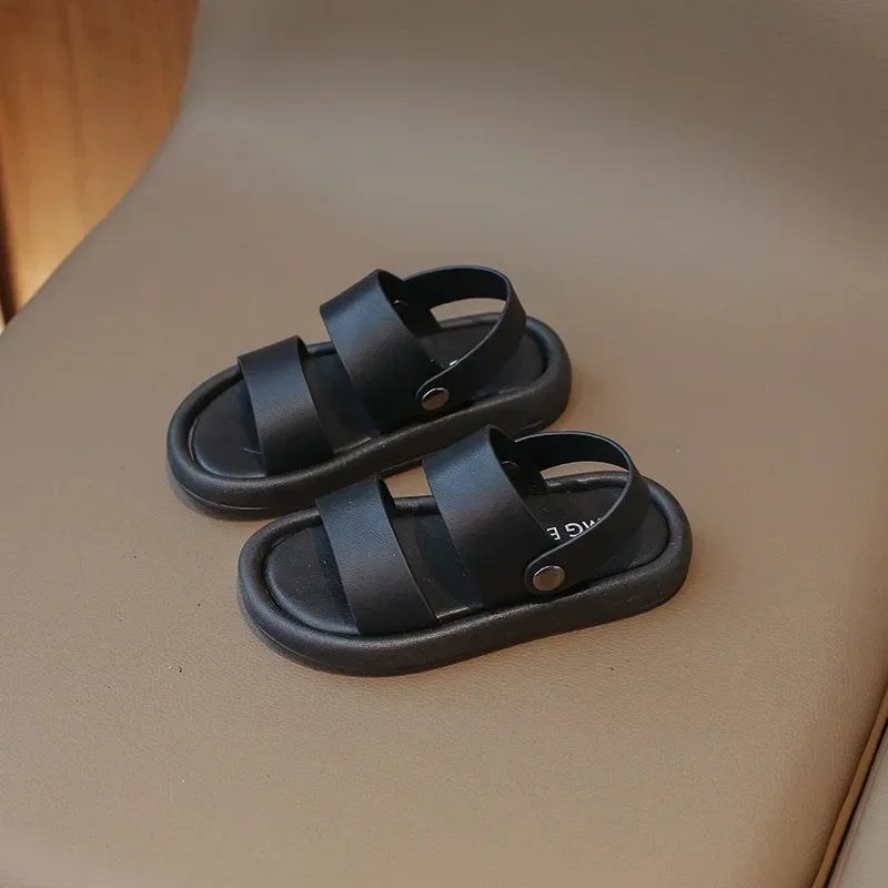 Children Shoes Children's Sandals 2025 Summer New Style Beach Shoes Soft Bottom Boys' Shoes Trendy Casual Wear Ideal for Outdoor Activities