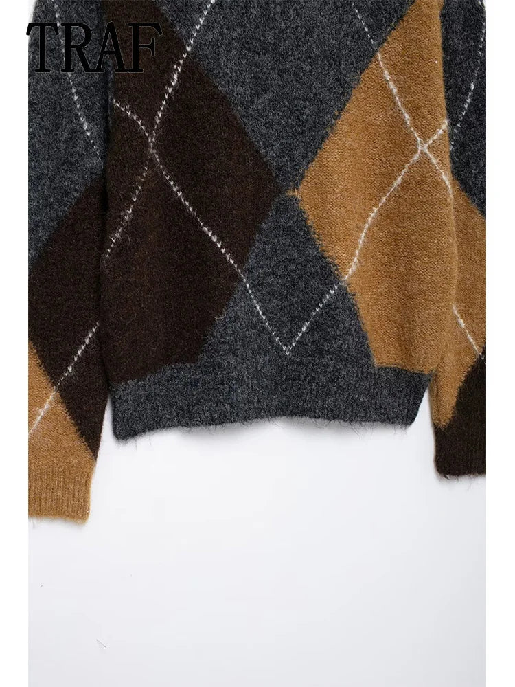 Women's Sweater New Autumn New Fashion Sweaters for Women Long Sleeve Pullover Casual Knitwear Top ﻿