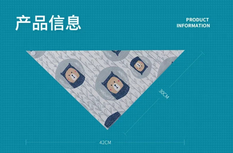 Pet Dog Triangle Bandanas Christmas Accessories For Small Large Breeds Dogs Clothes Decorate Puppy Scarf Collar Neckerchief Ties