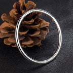 925 Sterling Silver 4MM Bangle Bracelets For Women Luxury Quality Jewelry Wholesale   Jewellery