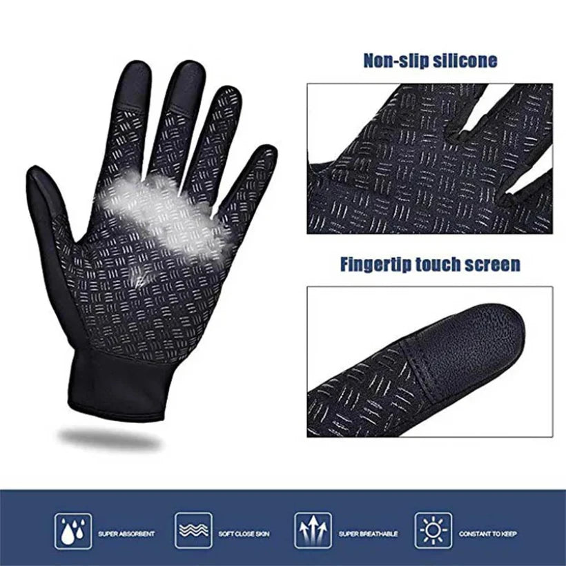 Winter Gloves For Men and Women Waterproof Windproof Cold Gloves Snowboard Motorcycle Riding Driving Warm Touchscreen